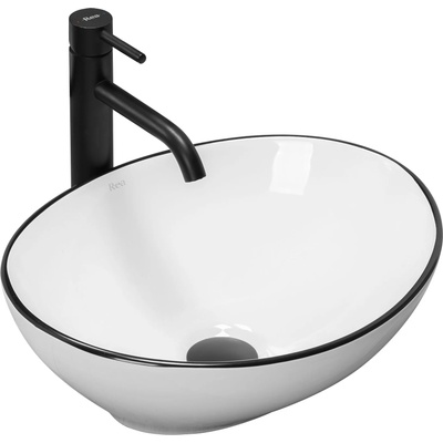 Rea Умивалник за плот Rea Sofia Black Edge (REA-U3217)