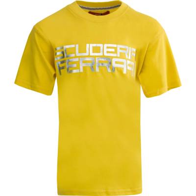 Ferrari Jr. SF Silver T-Shirt Yellow
