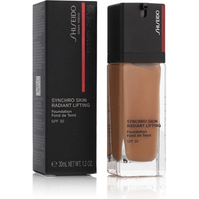 Shiseido Synchro Skin Radiant Lifting Foundation rozjasňující liftingový make-up SPF30 350 Maple 30 ml