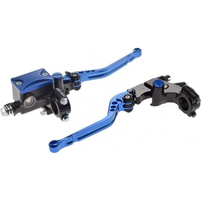 sada brzdová pumpa přední brzdy + páčka spojky kompl. černá s s drž. zrcátka – Zboží Mobilmania