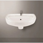 Inter Ceramic Мивка за баня ICC 4030, стенен монтаж, порцелан, бял, 42x31.5x16см (4030)