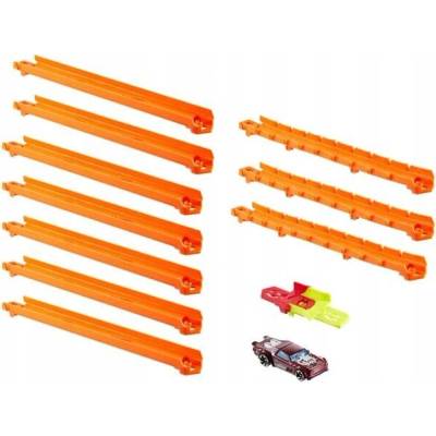 Mattel Hot Wheels Startovací sada dráhy rovné a flexibilní autíčko JDW43