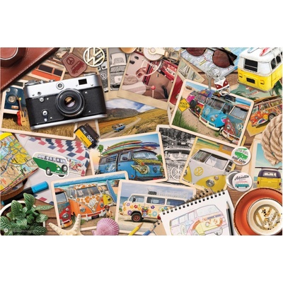 EUROGRAPHICS v plechové krabičce Volkswagen Road Trip 550 dielov