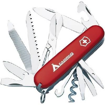 Multifunkční kapesní nůž Victorinox Ranger + Nápis 91 mm červený