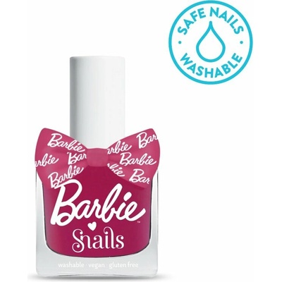 Snails Snails, dětský smyvatelný lak na nehty Barbie, Zářící!, 10,5 ml
