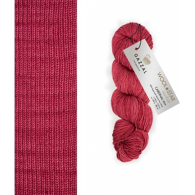 Gazzal Příze Wool star 3824 Cardinal