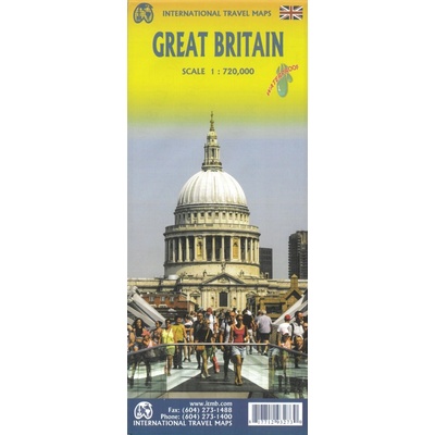 mapa Great Britain ITM 1/720 tis.