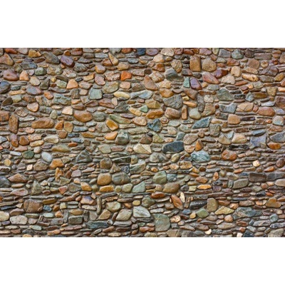Dimex MS-5-2357 Vliesová fototapeta Oblázková zeď rozměry 375 x 250 cm