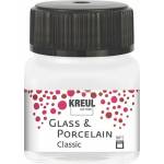 Kreul Classic Боя за стъкло и порцелан Metallic Mother of Pearl White 20 ml 1 бр (16238)