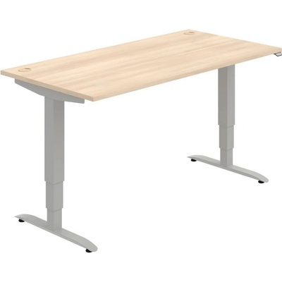 OFFICE PRO s.r.o. HOBIS výškovo nastaviteľný stôl MOTION MS 3 1600, stand.ovládanie, agát