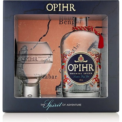 Opihr Oriental Spiced London Dry Gin 42,5% 0,7 l (dárkové balení 1 sklenice)