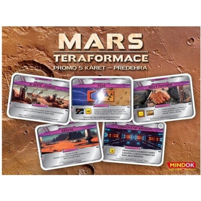 Mars: Teraformace Předehra 5 promo karet