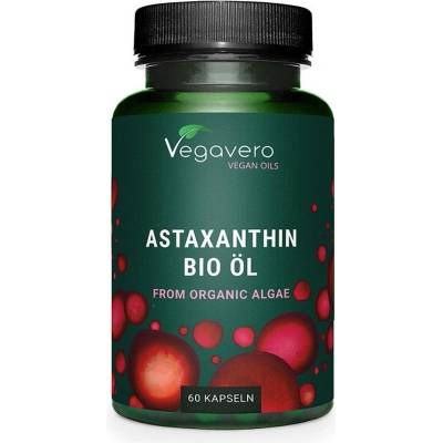 Vegavero Astaxanthin Bio Oil, 8 mg, 60 капсули, Vegavero (VV-VITA-364)