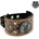 Leather & steel fashion гривна Brown Sigil of Lucifer - LSF1 74