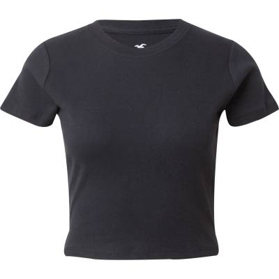 HOLLISTER Тениска черно, размер m