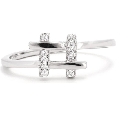 Rafity Stříbrný prstenrid Elegance se zirkony R0088 05