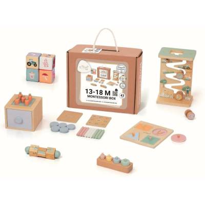 EliNeli Sada montessori hraček pro děti od 1 roku 13 až 18 měsíců edukativní box – Sleviste.cz