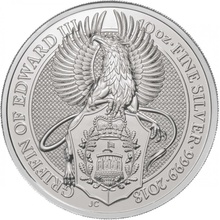 Royal Mint Strieborná investičná minca Griffin Queens Beasts 2018 10 oz