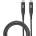 Cellularline Кабел USB-C to USB-C 3.1, бърз пренос на данни 10Gbps, 5A, 1.5м бял