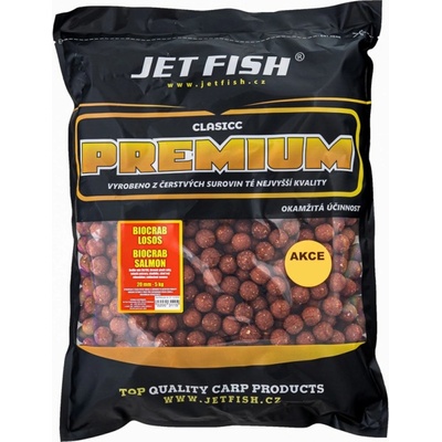 Jet Fish Boilies Premium Clasicc 5kg 20mm biocrab losos