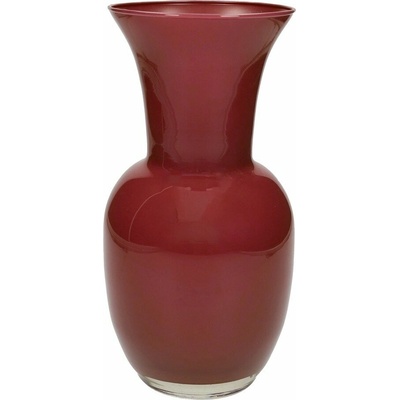 Červená sklenená váza (výška 26 cm) – Brandani