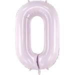 Party Deco Фолиев Балон Цифра, Светло Лилаво, 72 см - 0 (fb230g-0-014)