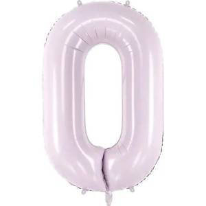 Party Deco Фолиев Балон Цифра, Светло Лилаво, 72 см - 0 (fb230g-0-014)