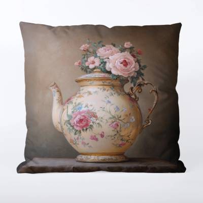 Takoy nepremokavý polyester čajník s ružami-HT-00323 45 x 45 cm