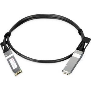 PLANET CB-QSFP100G-1M InfiniBand и оптичен кабел 1 м QSFP28 DAC Черен, Металик (CB-QSFP100G-1M)