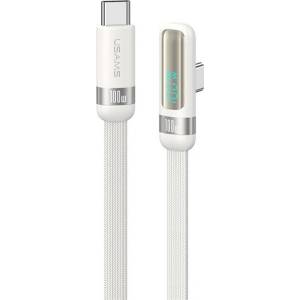 USAMS US-SJ653 кабел за данни Type-C - Type-C, 120cm, FEHÉR SJ653USB02 (SJ653USB02)