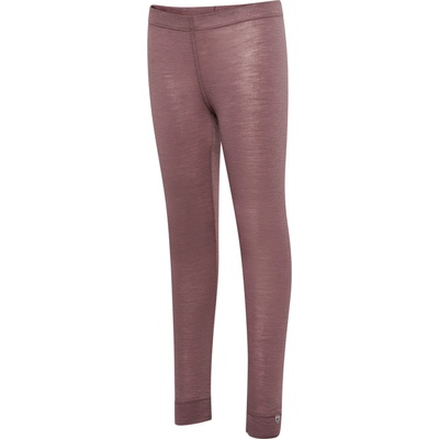 HUMMEL JR WOOL RIB TIGHTS Fialová