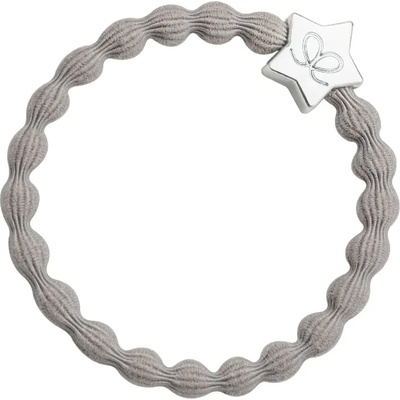 By Eloise London Silver Star Ластик за коса за жени цвят Cloudy Grey
