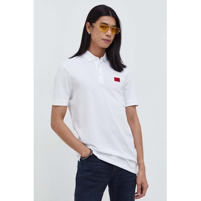 HUGO Памучна тениска с яка hugo (50490770)