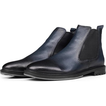 Ducavelli Мъжки боти от естествена кожа - Тъмносини #316908 (316908_Тъмносин)