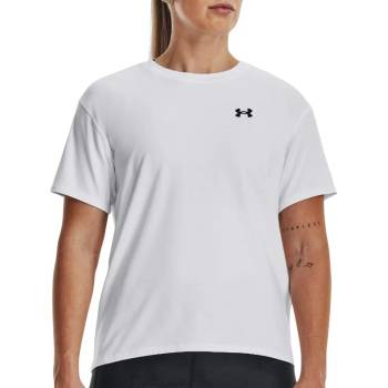 Under Armour Тениска Under Armour UA Esential Cttn Stretch Tee-WHT 1376938-100 Размер S