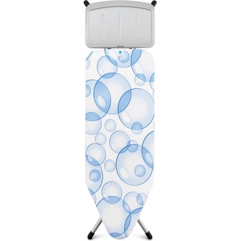 Brabantia Дъска за гладене Brabantia - PerfectFlow Bubbles, 124 x 45 cm с поставка за парогенератор (90300114)