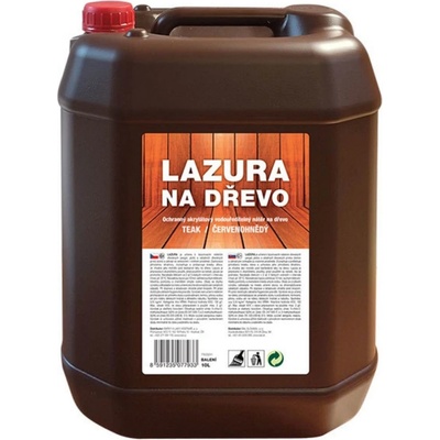 Lazurol Lazura na dřevo 10 l teak