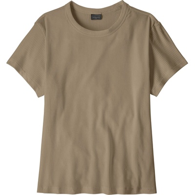 Patagonia Дамска тениска Patagonia Women's Rib Knit Top T-shirt - Seabird Grey - размер XL (916-6172-0215)