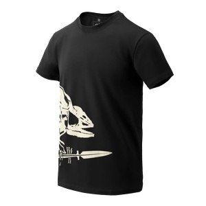 Helikon-Tex Къса тениска Helikon-Tex Full Body Skeleton, черна (TS-FBS-CO-01)