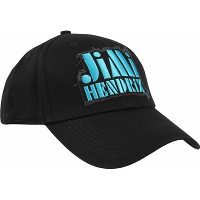 Jimi Hendrix Blue Stencil Logo BLACK ROCK OFF JHXCAP01BLB