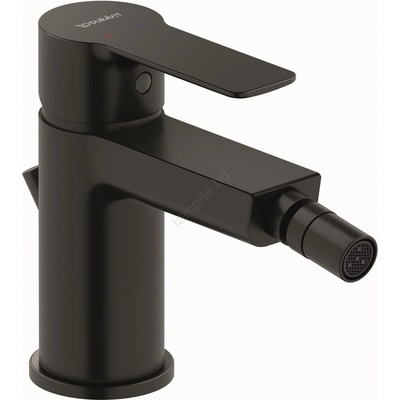 Duravit DC2400011046 - смесител за биде D-CODE в елегантно матово черно (DA0018)