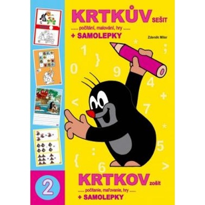 Omaľovánka A4 Akim Krtkov zošit