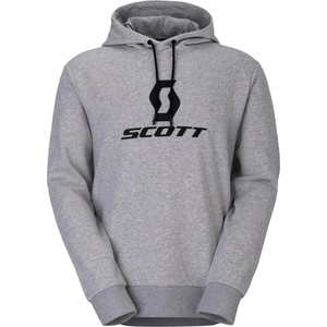 SCOTT Мъжки суичър Scott Hoody Icon L/S Hoodie - Grey Melange - размер XXL (017-4353-0315)