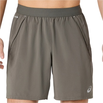 ASICS Мъжки шорти за бягане Asics Road 2-n-1 7'' Short Running shorts - Truffle Grey (012-3413-0212)