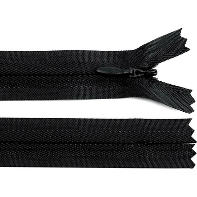 Stoklasa Spirálový zip skrytý No 3 délka 30 cm Balení: 1 ks, Varianta: 322 černá 322 černá