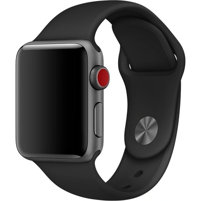 Apple Оригинална силиконова каишка за Apple Watch 44мм, 45мм, 46мм, Ultra, Ultra 2, Ultra 3 49мм - Apple Midnight Sport Band XL (разопакован) (MLYT3ZM/A)