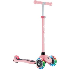 Globber детска триколесна тротинетка - Primo Lights V2 - Светещи колела - Pastel Pink (423-710-4) Тротинетка, скутер