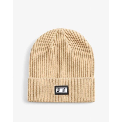 PUMA Ribbed Classic Cuff Beanie Cream