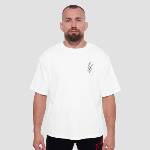 GymBeam Тениска Grind White M