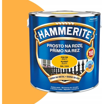 Hammerite 2,5l lesklý RAL1003 žlutý
